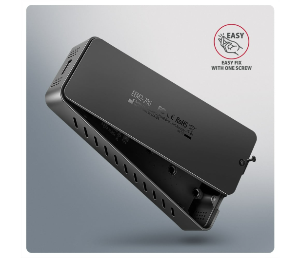Axagon EEM2-20G USB-C 20Gbps - M.2 NVMe SSD wzmacniana - 1485444 - zdjęcie 5